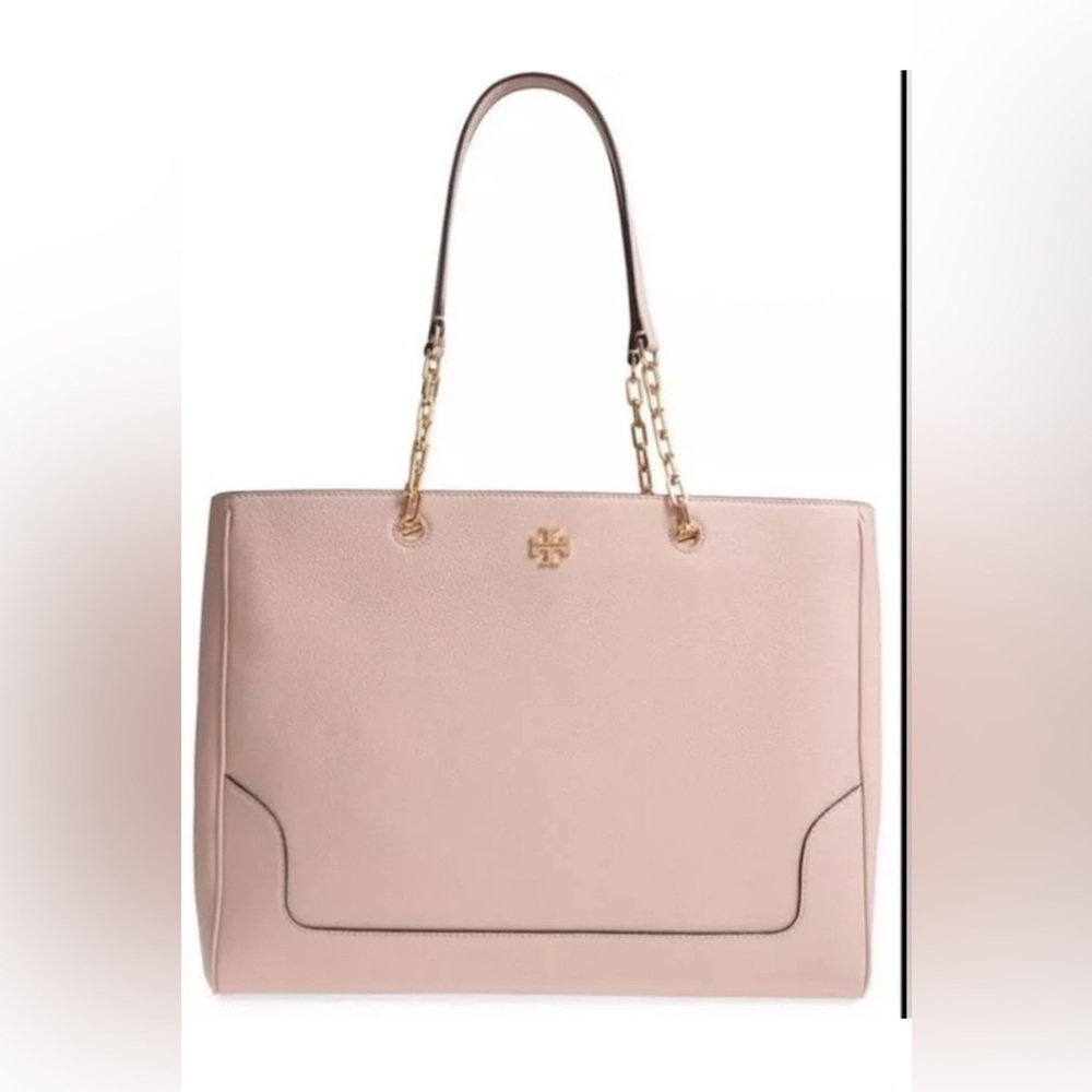 Tory Burch Marsden Pebbled Leather Chain Tote